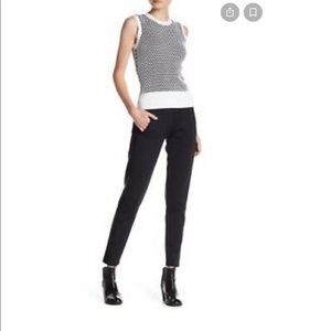 Lime & Vine Perforated Black Leggings.